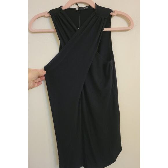 NWT Revolve Krisa Black Crossover Sleeveless Tank XS - Picture 5 of 5